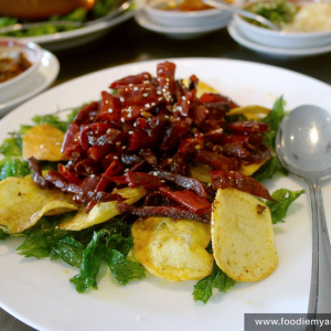 Fried Dried Beef with Potato